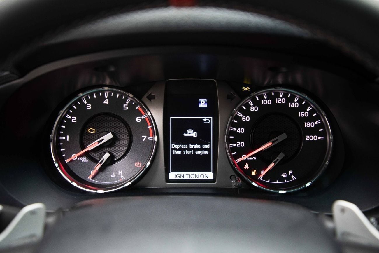 Toyota Hilux 4.0L - White Pearl + Black Me inside GR-S Red | Export Only