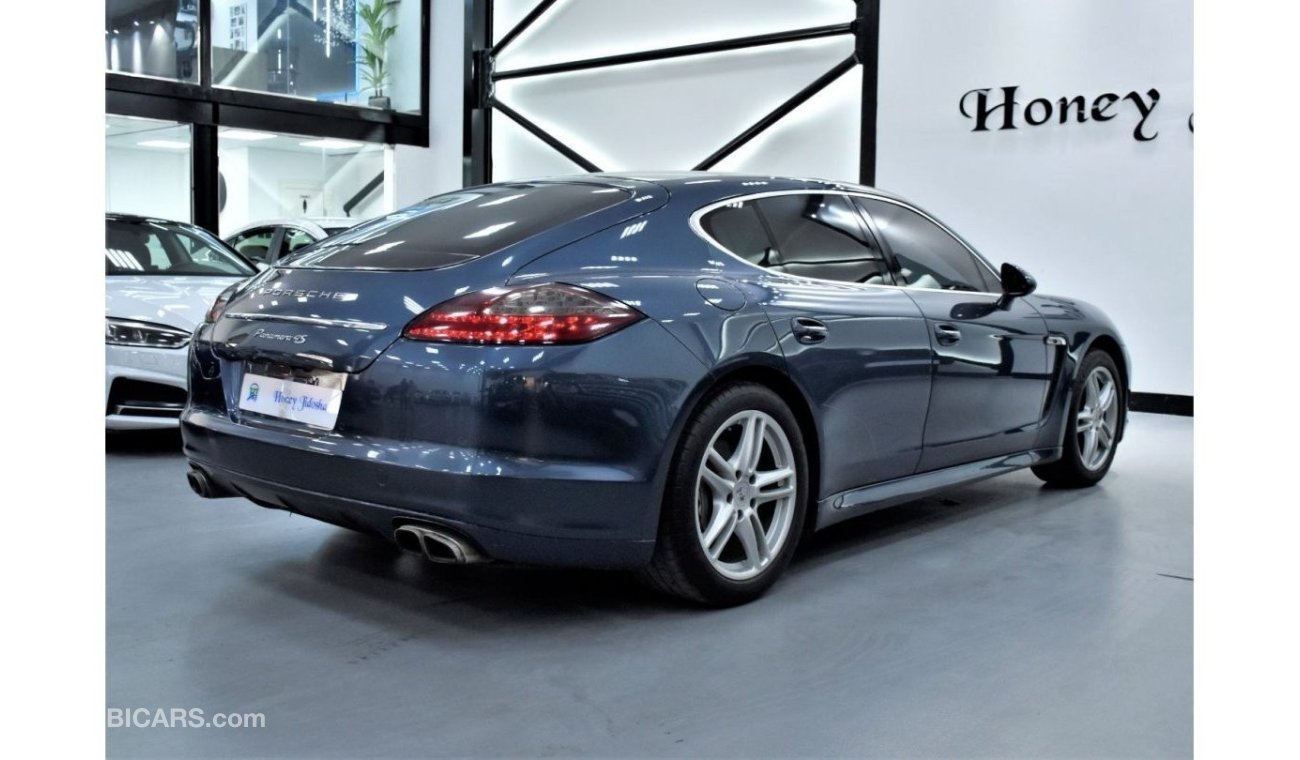 Porsche Panamera 4S EXCELLENT DEAL for our Porsche Panamera 4S ( 2010 Model ) in Blue Color GCC Specs