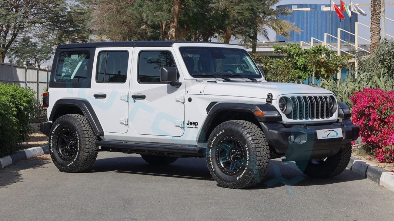 جيب رانجلر Unlimited Sport S I4 2.0T 2025 GCC 0Km With 3 Years Or 100,000Km Warranty
