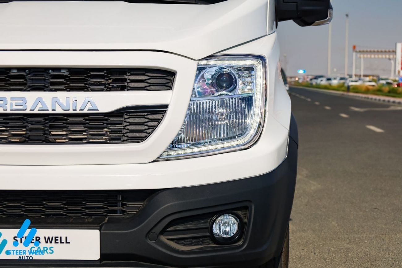 فورس أوربانيا 2026 GCC Specs | 14-Seater | 2.6L Turbo DSL |  High Roof | 5 Speed MT | Passenger Van | For Export