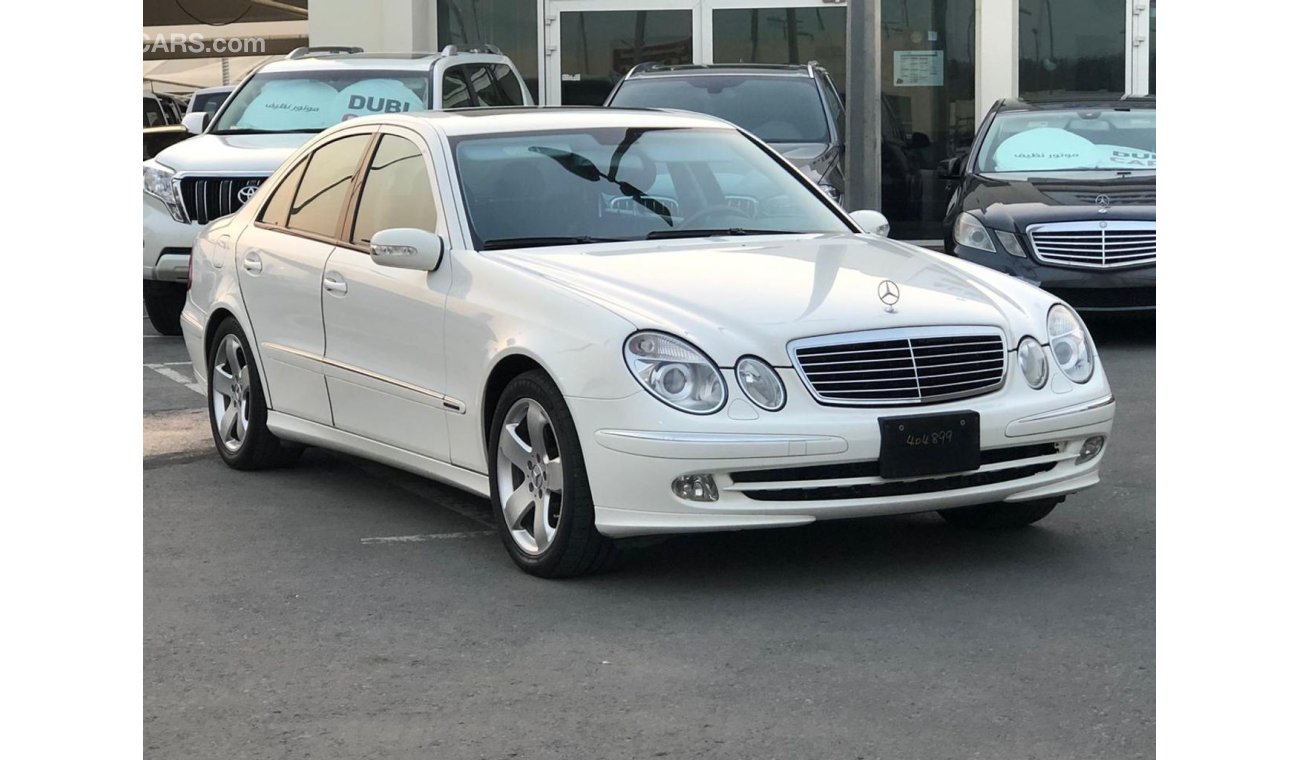 مرسيدس بنز E 500 موديل 2005 وارد اليابان حاله ممتازه من الداخل والخارج فل مواصفات فتحه سقف وكراسي جلد ومثبت سرعه وتحك