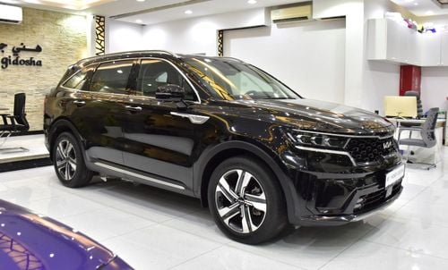 كيا سورينتو EX TOP عرض ممتاز لسيارة كيا سورينتو V6 دفع رباعي كاملة المواصفات (موديل 2023) باللون الأسود بمواصفات خليجية