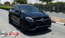 مرسيدس بنز GLE 63 AMG 4Matic V8 Biturbo، أسود، 0 كم، الضمان: 3 سنوات أو 100,000 كم، 2019