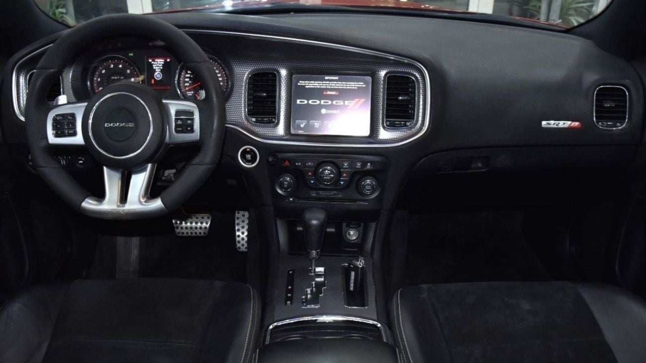 Dodge Charger EXCELLENT DEAL for our Dodge Charger SRT8 6.4 HEMI ( 2014 Model ) in Red Color GCC Specs