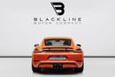 Porsche 718 Cayman S 2.5L A/T 2018 Porsche Cayman S, Porsche Warranty, Full Service History, Lava Orange, Low KMs, GCC
