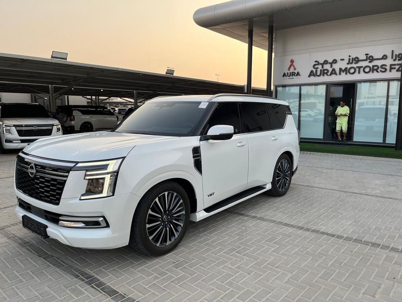 Nissan Patrol LE PLATINUM CITY 5 year Warranty with Service contract from Al Masood . Certified Pre owned Vehicle