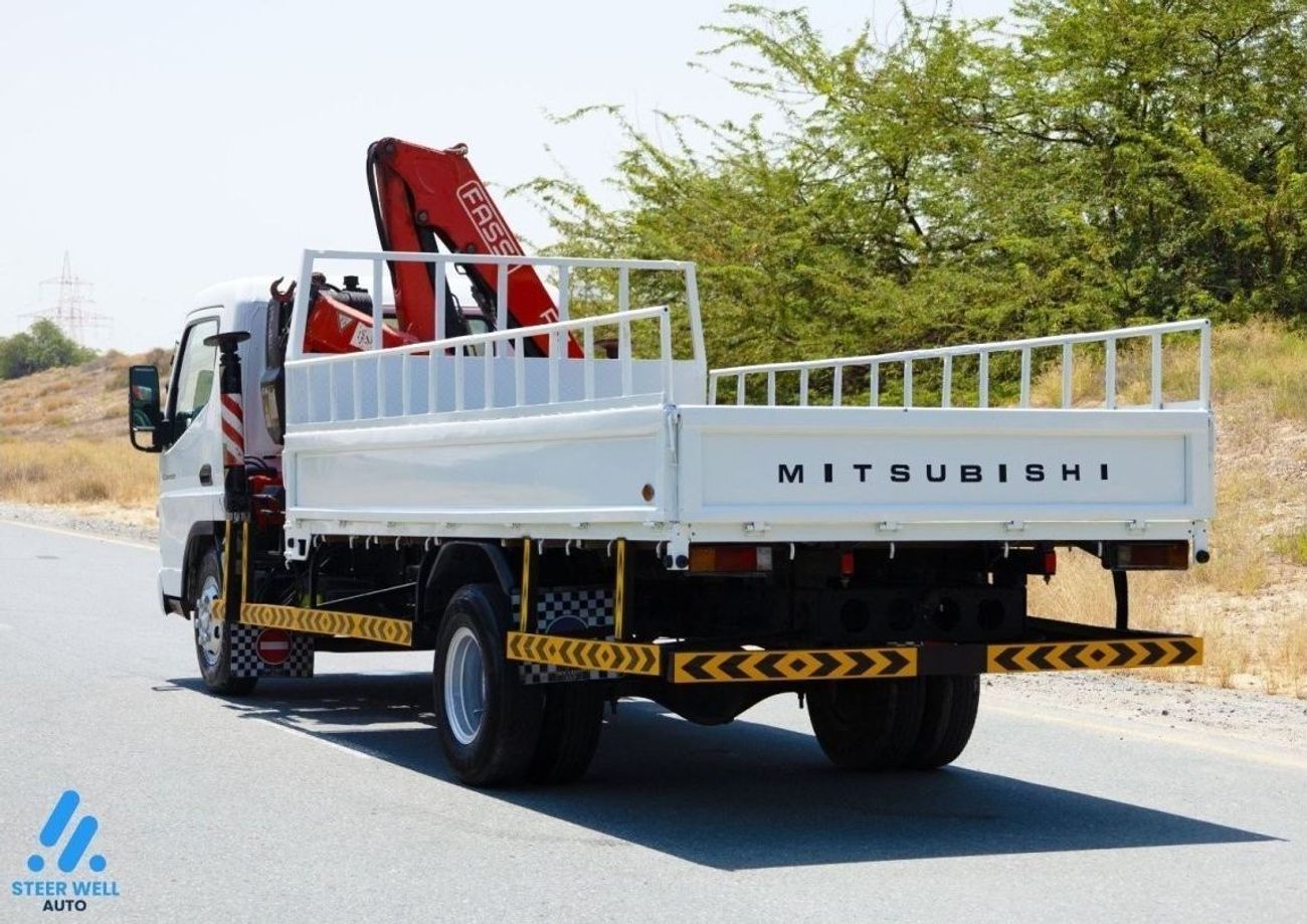 Mitsubishi Fuso Canter HD Fuso - Cargo Body with Fassi Crane - 4.2L RWD - DSL - MT - Book Now!