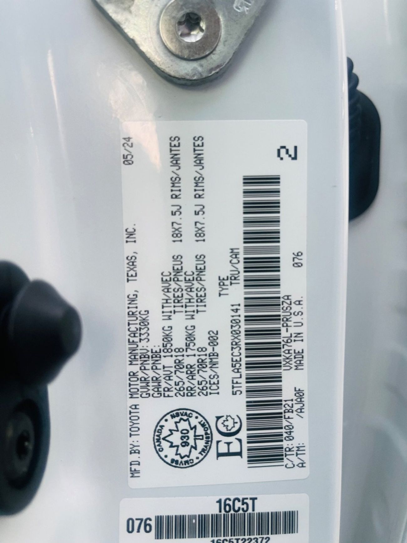 Toyota Tundra 2024 TUNDRA 4X4