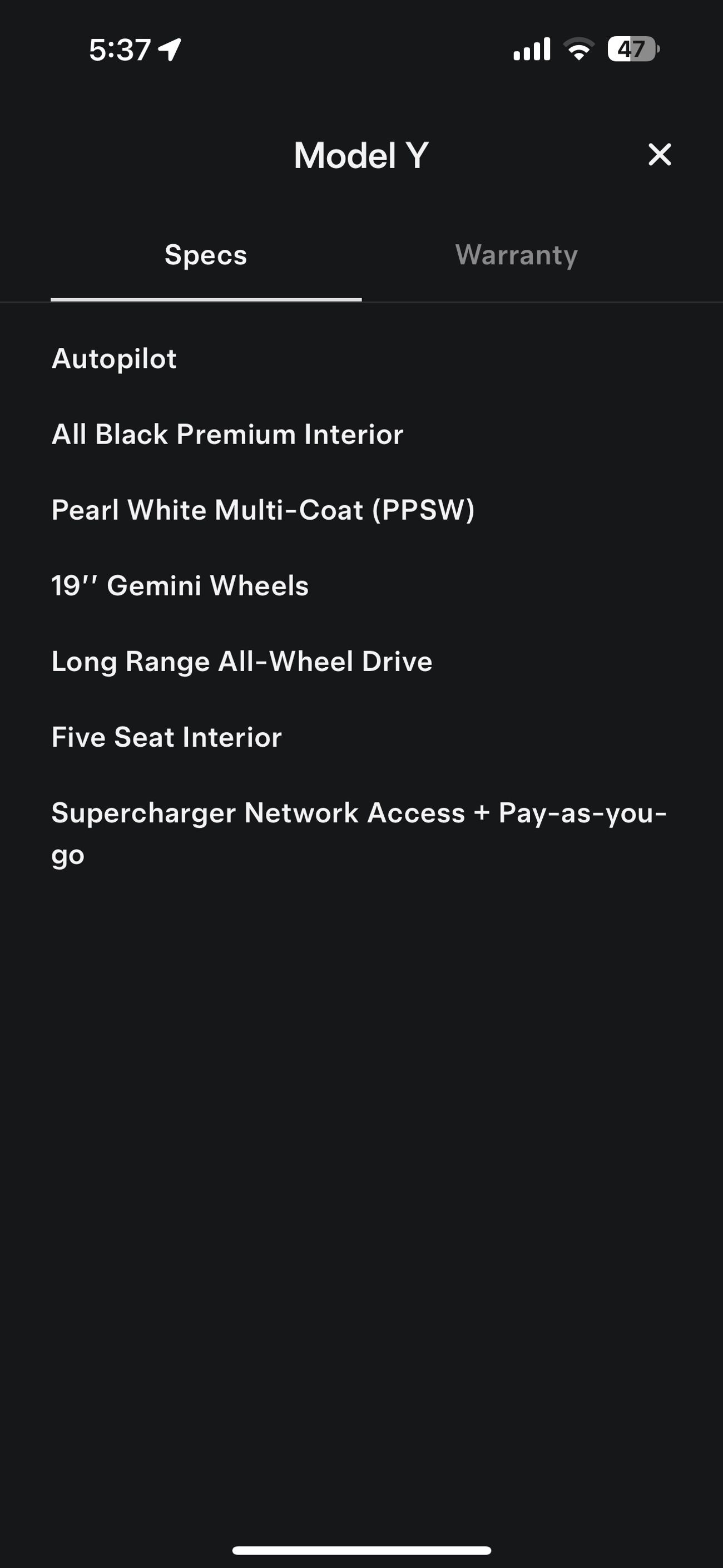 Tesla Model Y Long Range (AWD)