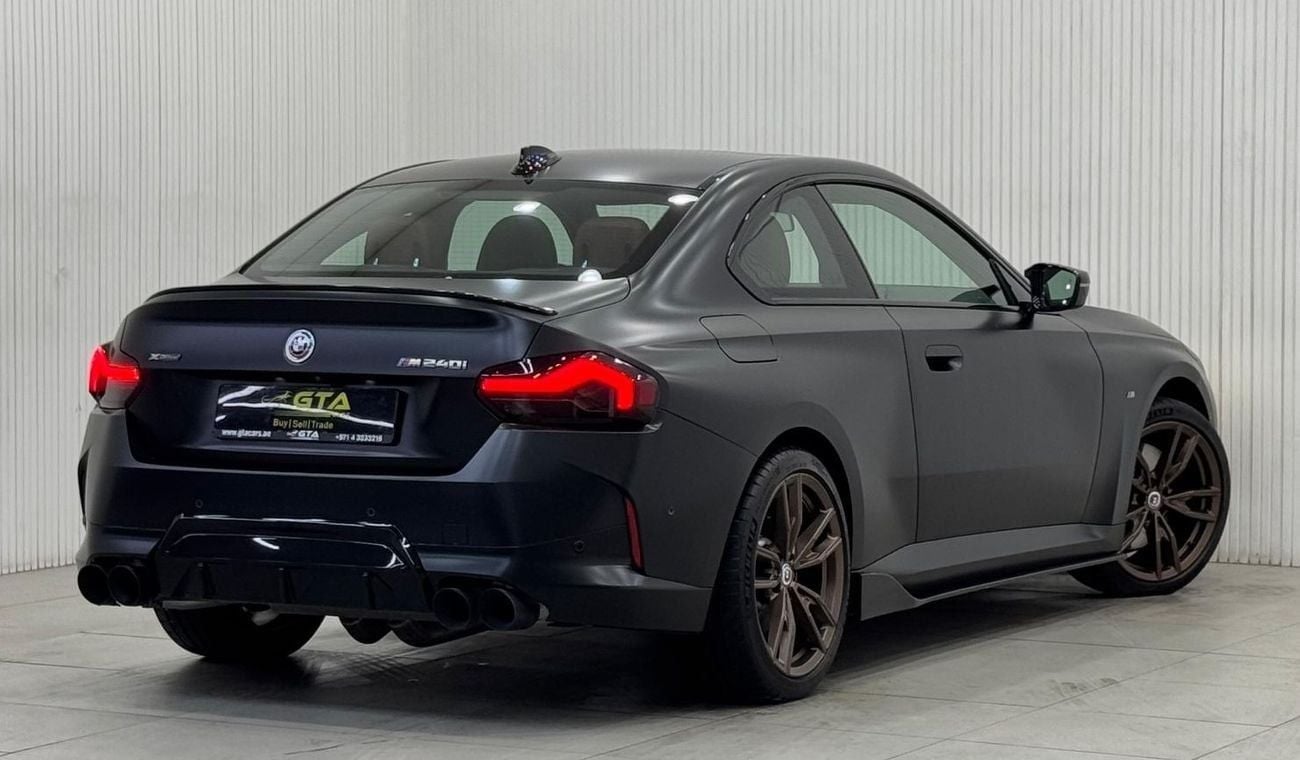 BMW M240i xDrive 3.0L 2022 BMW M240i xDrive, BMW Warranty + Service Pack, Low Kms, GCC