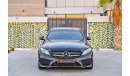 Mercedes-Benz C200 | 2,526 P.M | 0% Downpayment | Full Option | Spectacular Condition!