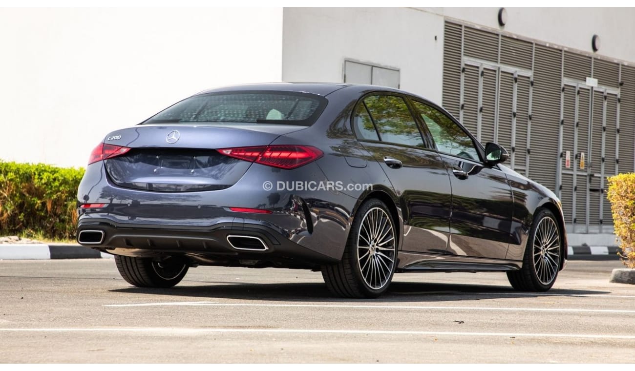 Mercedes-Benz C 200 AMG Premium Plus Night Pack/GCC/5years warranty. Local Registration +5%