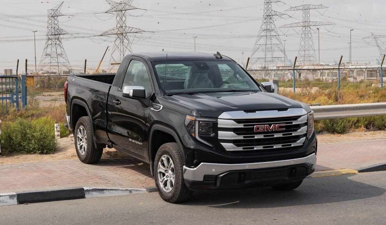 GMC Sierra 2025 GMC Sierra SLE V8 5.3L AT Petrol Single Cab (Black)