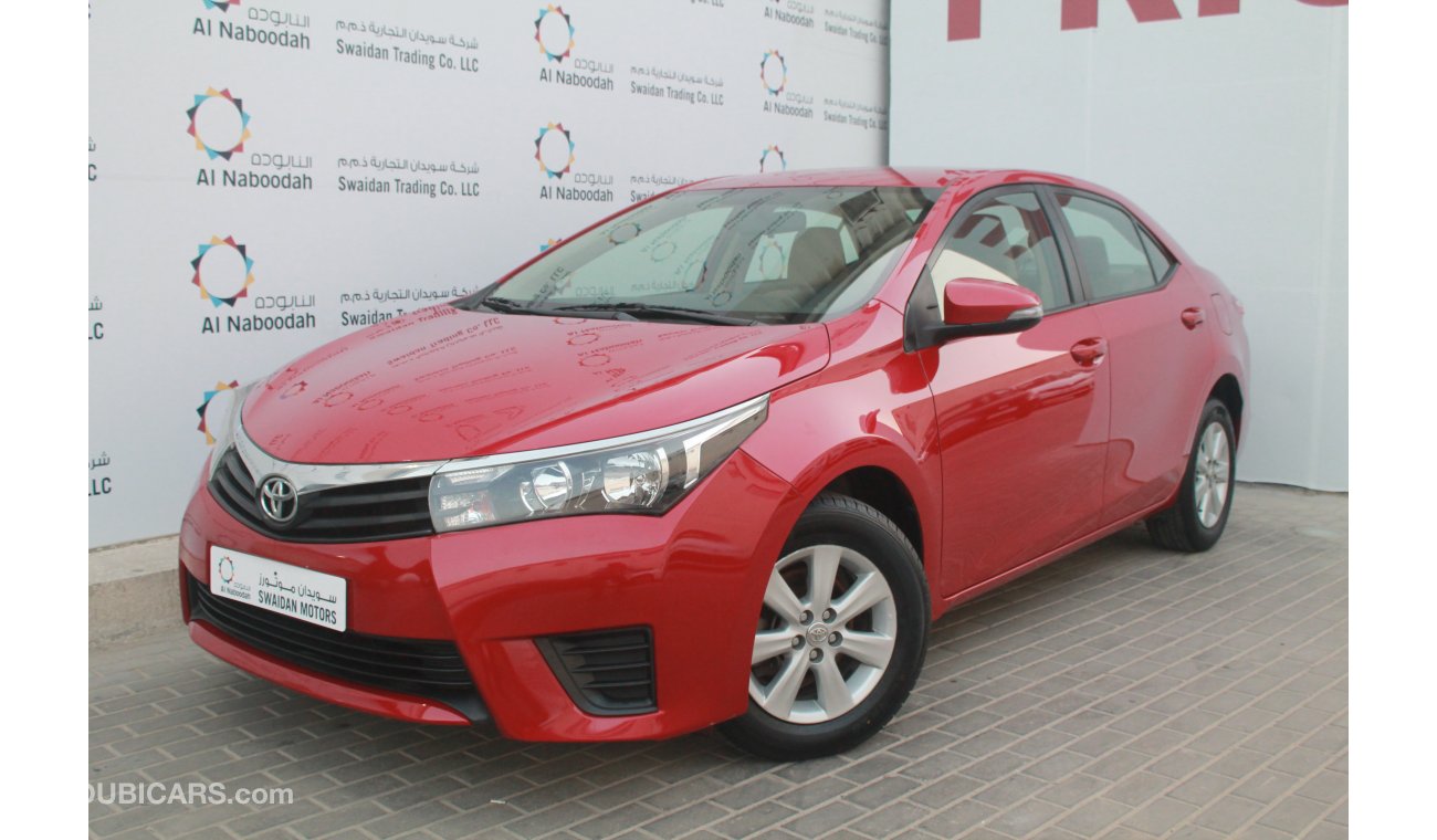 Toyota Corolla 2.0L SE 2015 GCC SPECS DEALER WARRANTY