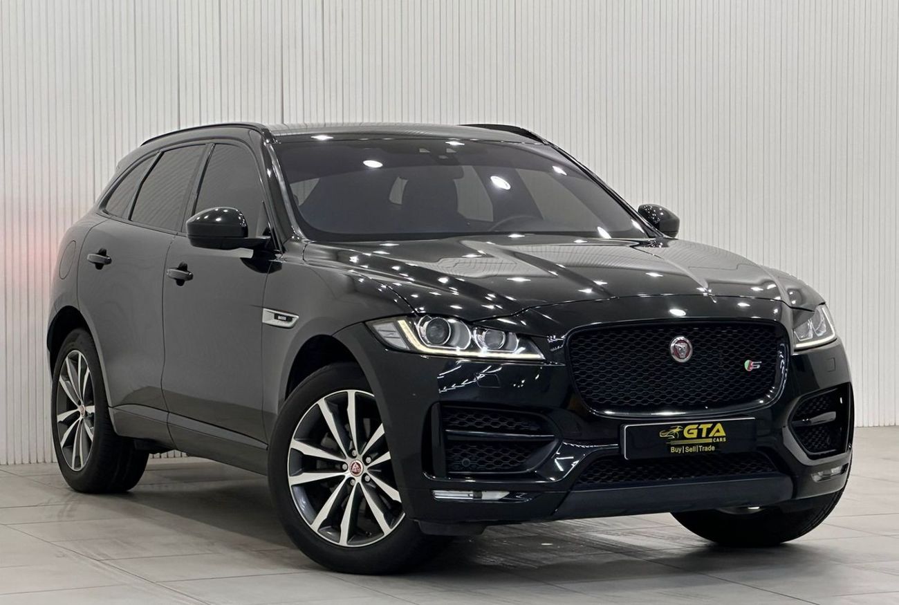Jaguar F Pace 2017 Jaguar F-Pace S, Warranty, Full Jaguar Service History, Low Kms, GCC Specs
