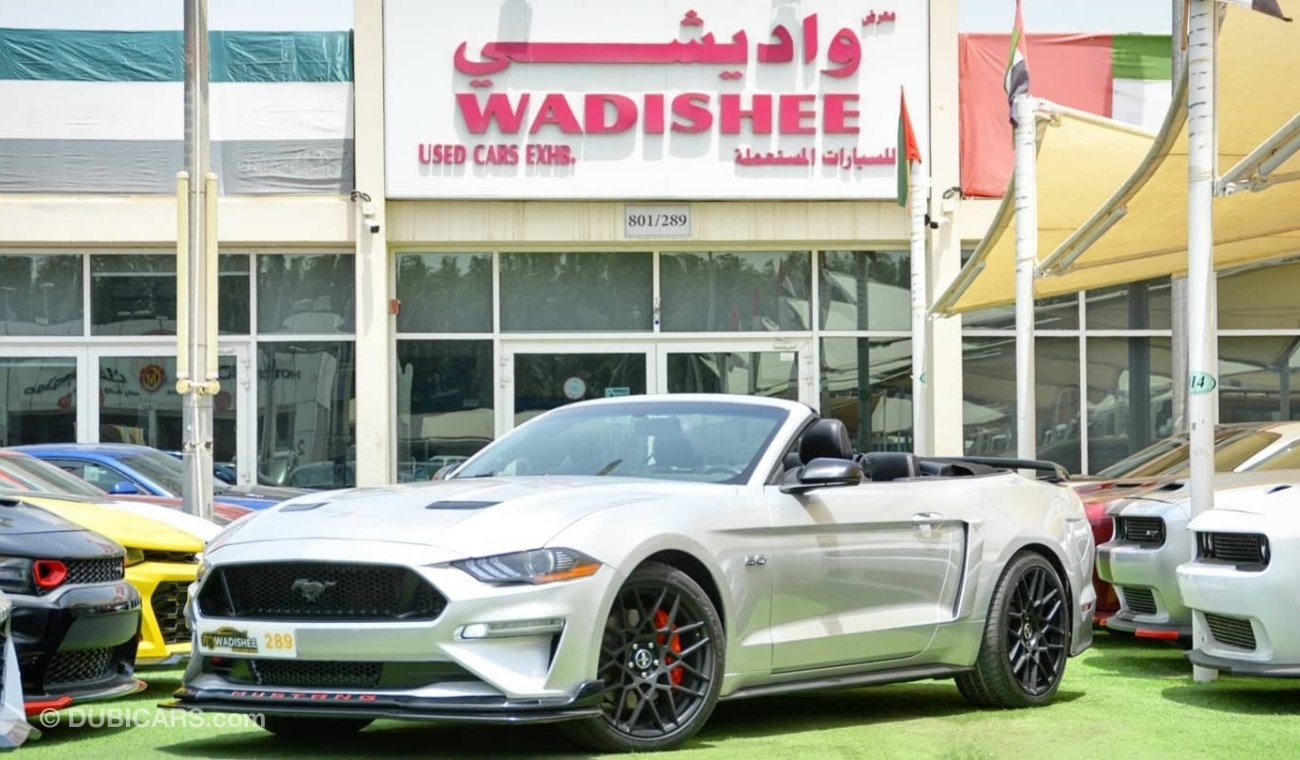 فورد موستانج Mustang GT V8 2019/Convertible/Premium FullOption/Shelby Kit/Low Miles/Very Good Condition