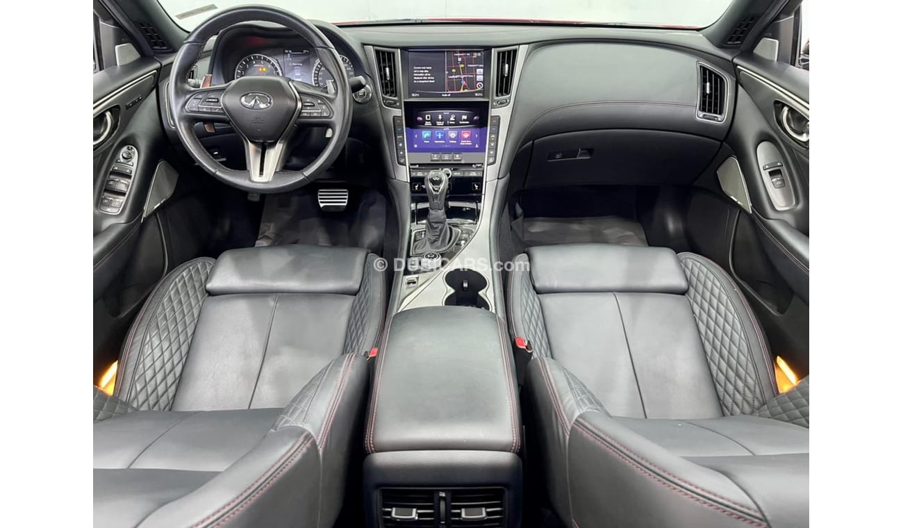 إنفينيتي Q50 ريد سبورت 400 2018 Infiniti Q50 S Red Sport, Full Rostomani History, Warranty, GCC