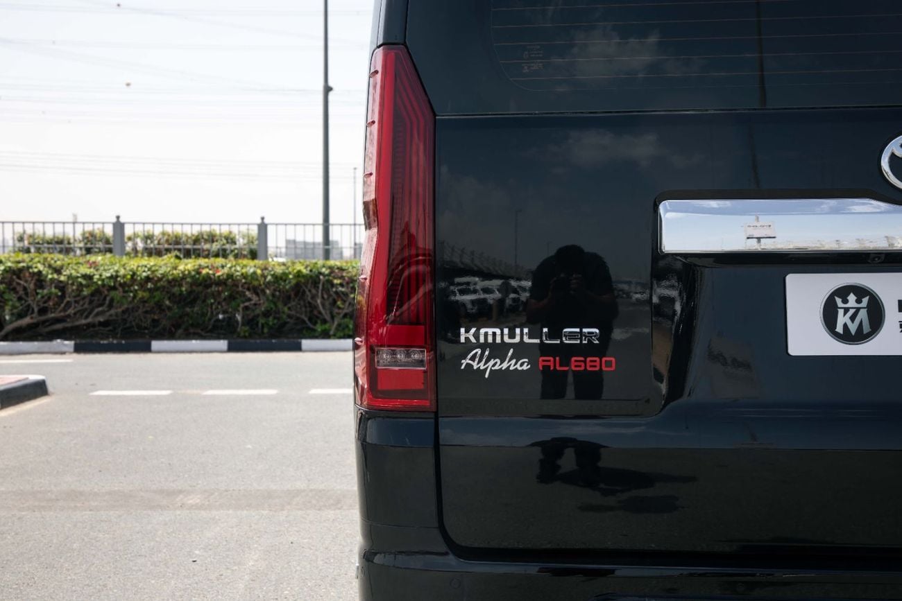 Toyota Hiace Alpha AL680 KMuller Edition 3.5L - Black Inside Brown | Export Only