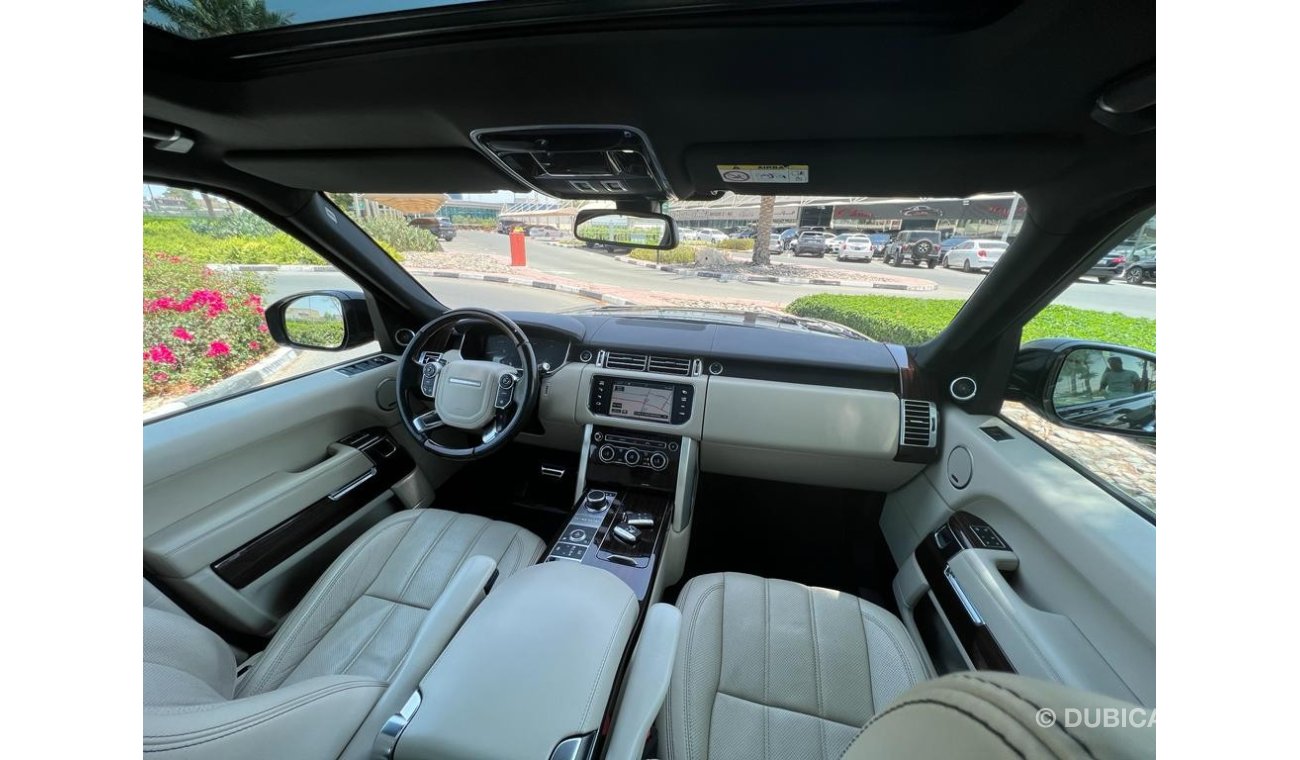 Land Rover Range Rover RANGE ROVER VOGUE SE 2015 GCC SUPERCHARGED WITH WARRANTY SERVICE HISTORY