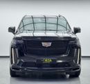 Cadillac Escalade Escalade-V 6.2L 2023 Cadillac Escalade ESV V, 2027 Cadillac Warranty, Pilot Seats, Fully Loaded, 7 S