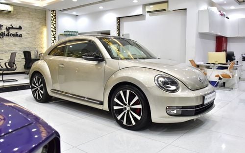 Volkswagen Beetle EXCELLENT DEAL for our Volkswagen Beetle Turbo ( 2016 Model ) in Beige Color GCC Specs