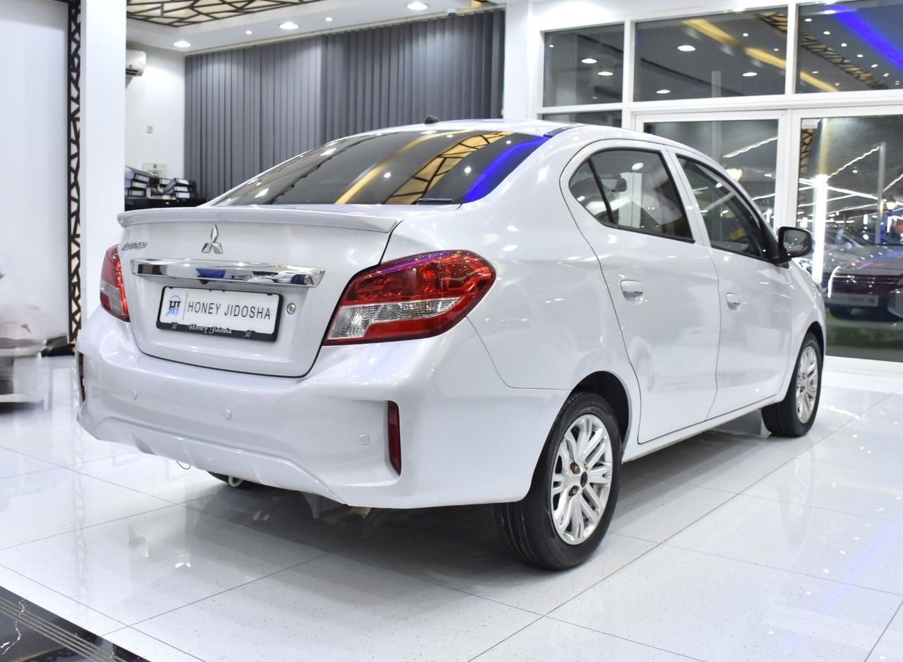 ميتسوبيشي اتراج EXCELLENT DEAL for our Mitsubishi Attrage ( 2021 Model ) in Silver Color GCC Specs