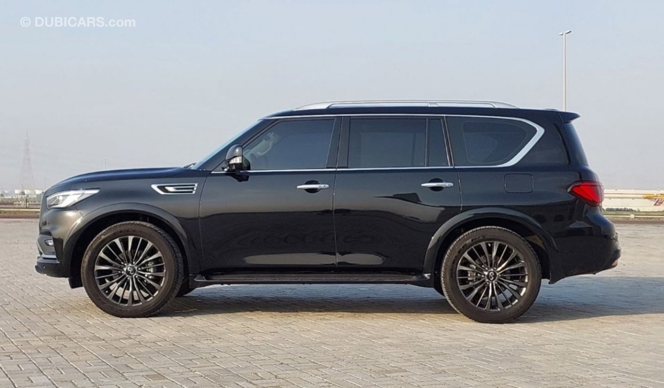 Infiniti QX80 Luxe 7st Proactive 2021 Agency Warranty Full Service History GCC