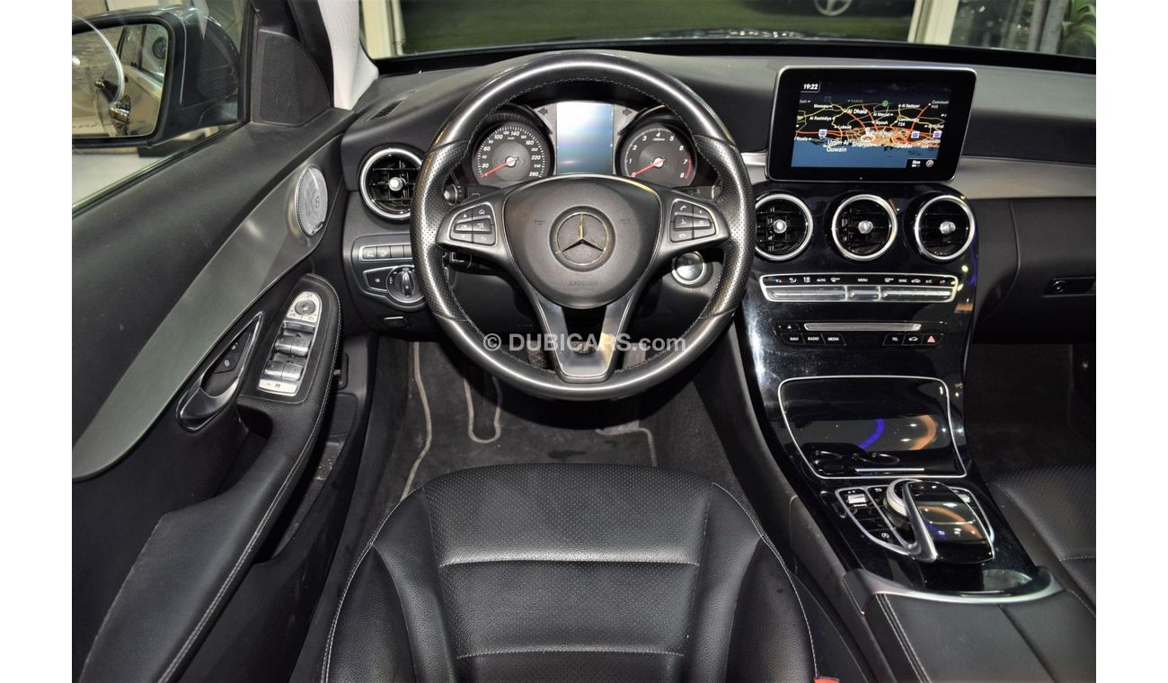 Mercedes-Benz C 180 1.6L Mercedes Benz C180 ( 2017 Model! ) in Grey Color! GCC Specs