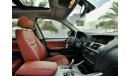 BMW X3 2 Y Warranty - BMW X3 XDrive28i AWD - GCC - AED 1,917 PER MONTH - 0% DOWNPAYMENT