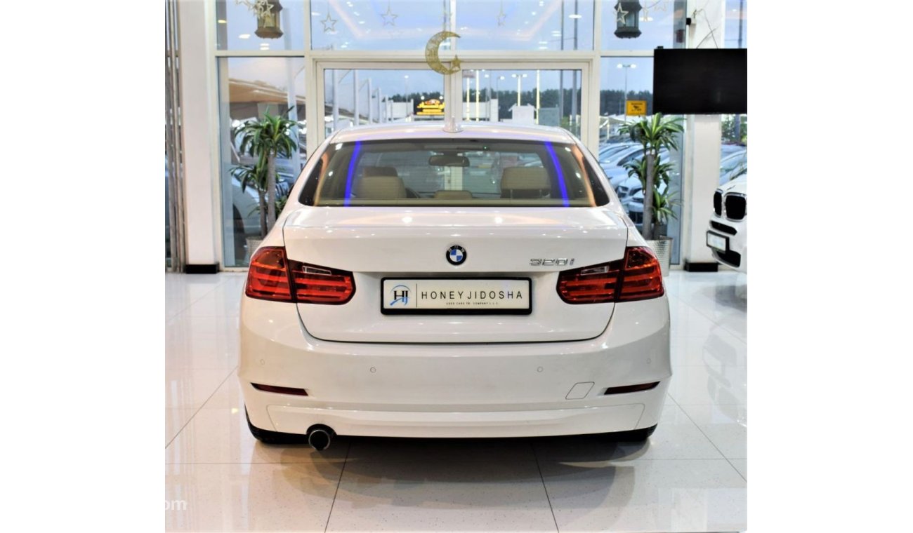 BMW 320i ORIGINAL PAINT ( صبغ وكاله ) BMW 320i 2015 Model!! in White Color! GCC Specs