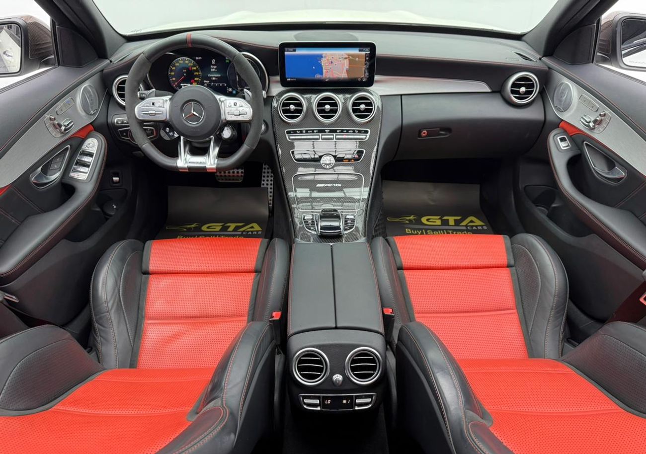 Mercedes-Benz C 63 S 2019 Mercedes Benz C63 S AMG, Warranty, Full Service History, Carbon Fiber Package, Full Option, GCC