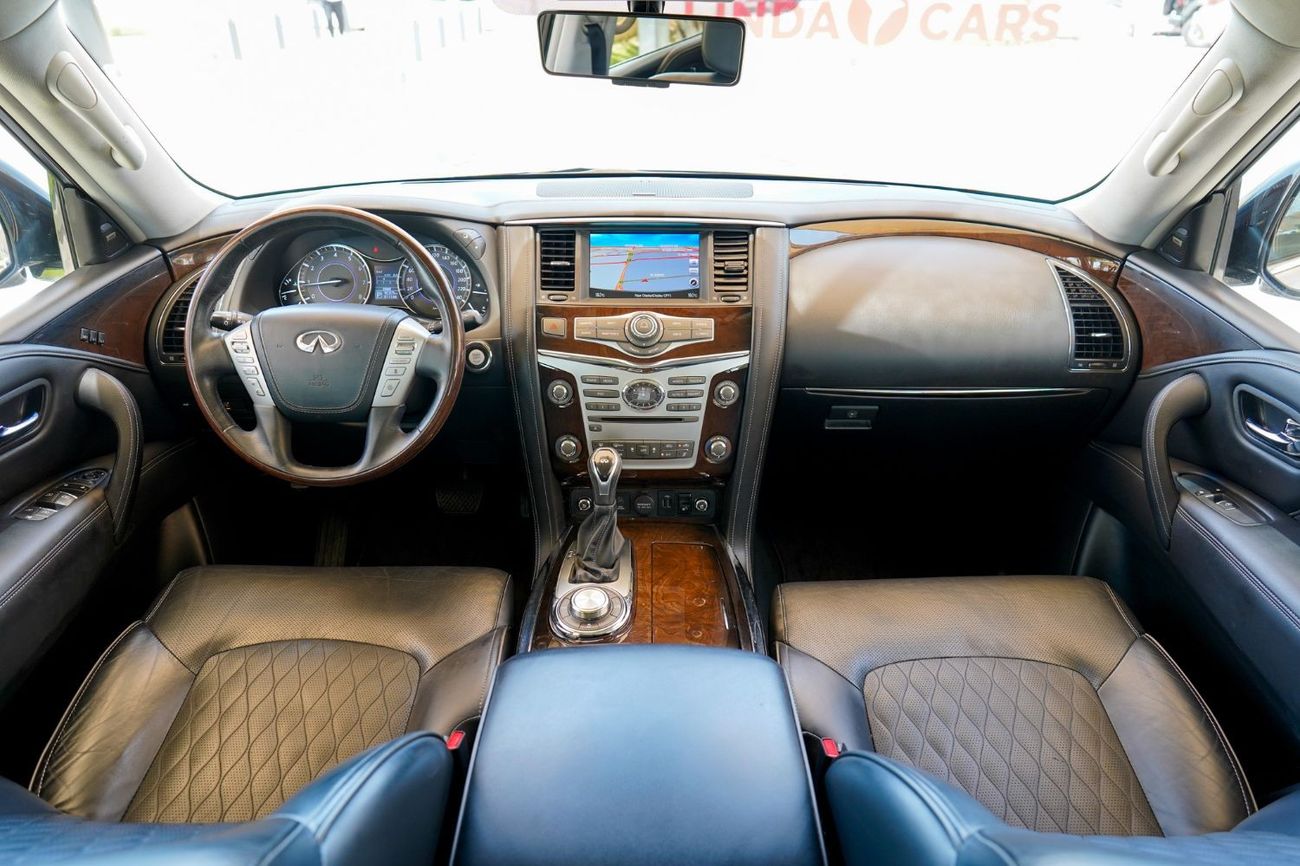 Infiniti QX80 Luxe 7st Infiniti QX80 2020 (7 SEATERS) GCC under Warranty with Flexible Down-Payment/ Flood Free.