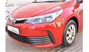 Toyota Corolla AED 1075 PM | 0% DP | 1.6L SE GCC WARRANTY