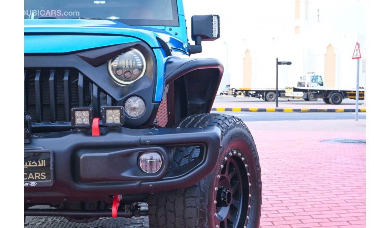 جيب رانجلر 2016 | JEEP WRANGLER UNLIMITED | SPORT 4WD | 3.6L V6 | GCC | AGENCY MAINTAINED | SPECTACULAR CONDITI