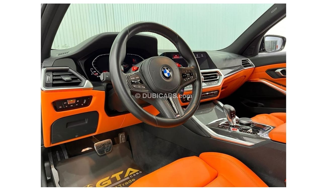 بي أم دبليو M3 2022 BMW M3 Competition, February 2027 BMW Warranty + Service Contract, Full Options, Low Kms, GCC