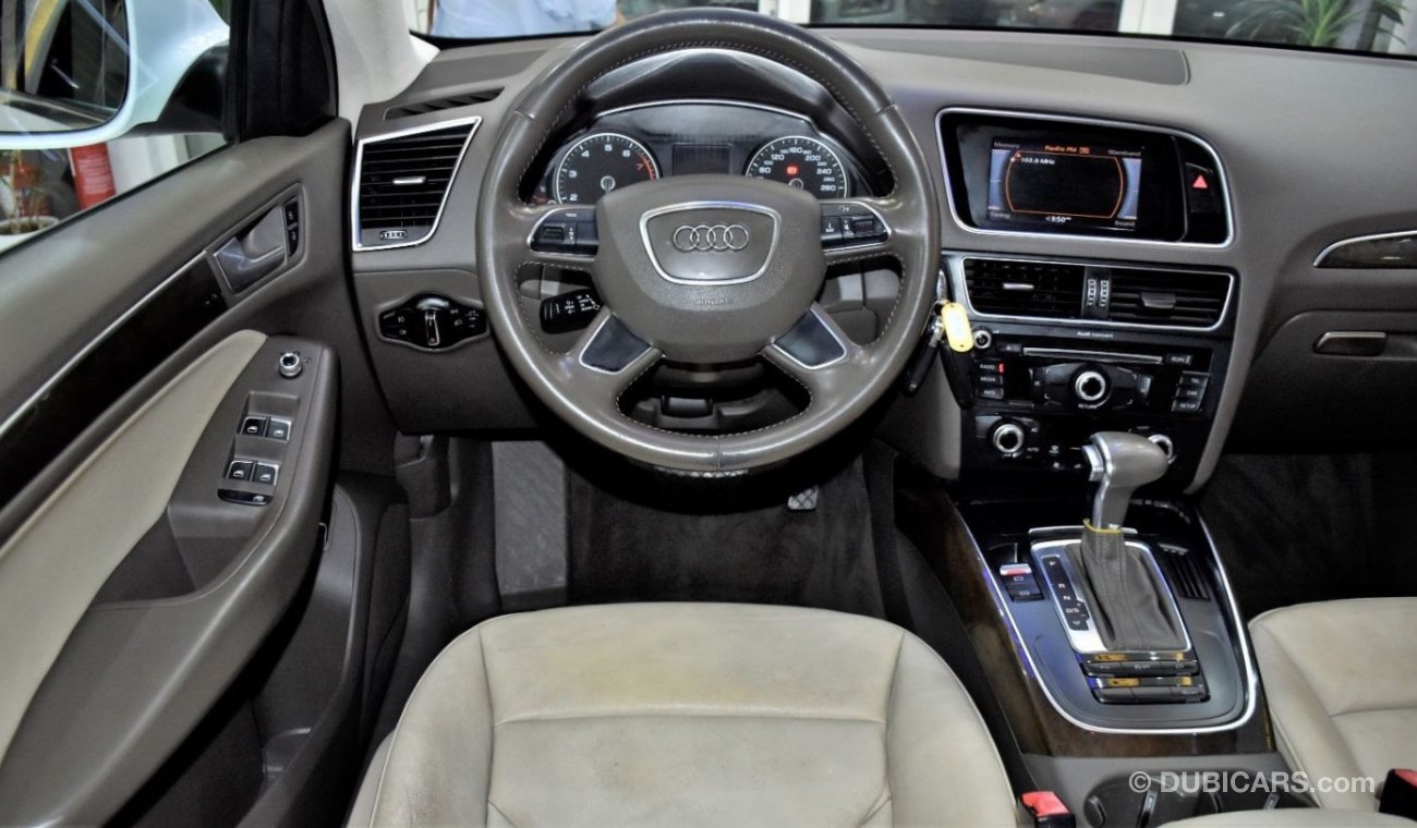 Audi Q5 EXCELLENT DEAL for our Audi Q5 2.0T QUATTRO ( 2014 Model ) in White Color GCC Specs