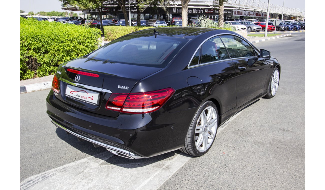 مرسيدس بنز E 400 كوبيه GCC MERCEDES BENZ E400 COUPE - 2014 - ZERO DOWN PAYMENT - 2145 AED/MONTHLY - 1 YEAR WARRANTY