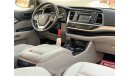 Toyota Highlander 4WD AND ECO 3.5L V6 2019 AMERICAN SPECIFICATION