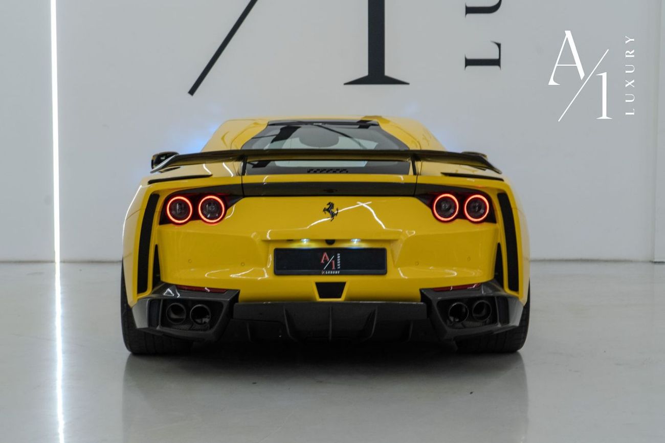 Ferrari 812 Superfast N-LARGO By Novitec 2018 Ferrari 812 SuperFast, N-LARGO By Novitec, 1 of 18 Limited Edition, Giallo M