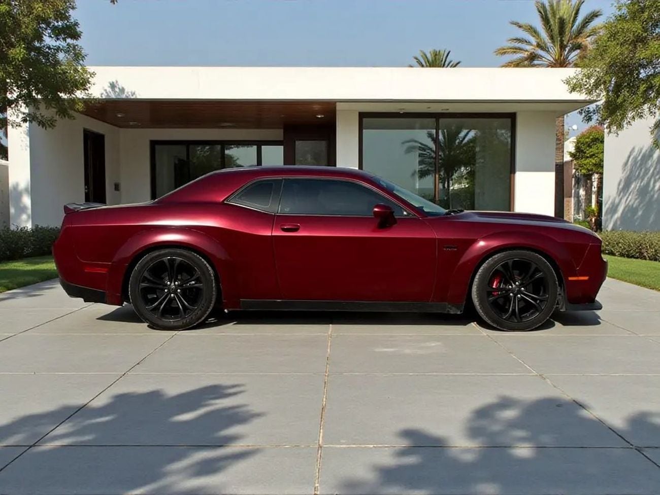 Dodge Challenger !! EID SALE !! 1 YEAR FREE WARRANTY !!  AED 1,050 P.M | 0% DOWN PAYMENT | DODGE CHALLENGER R/T | 202