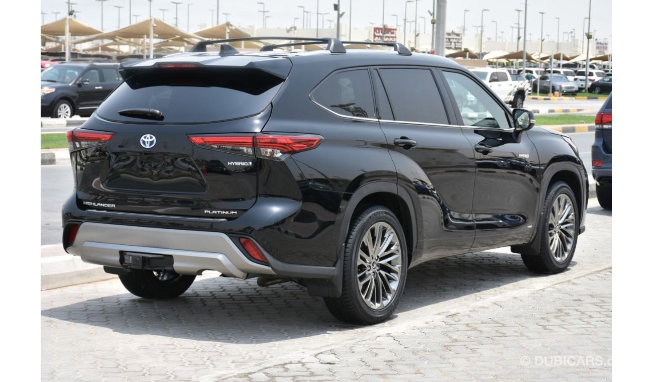 تويوتا هايلاندر PLATINUM HYBRID 2021 CLEAN CAR / WITH WARRANTY