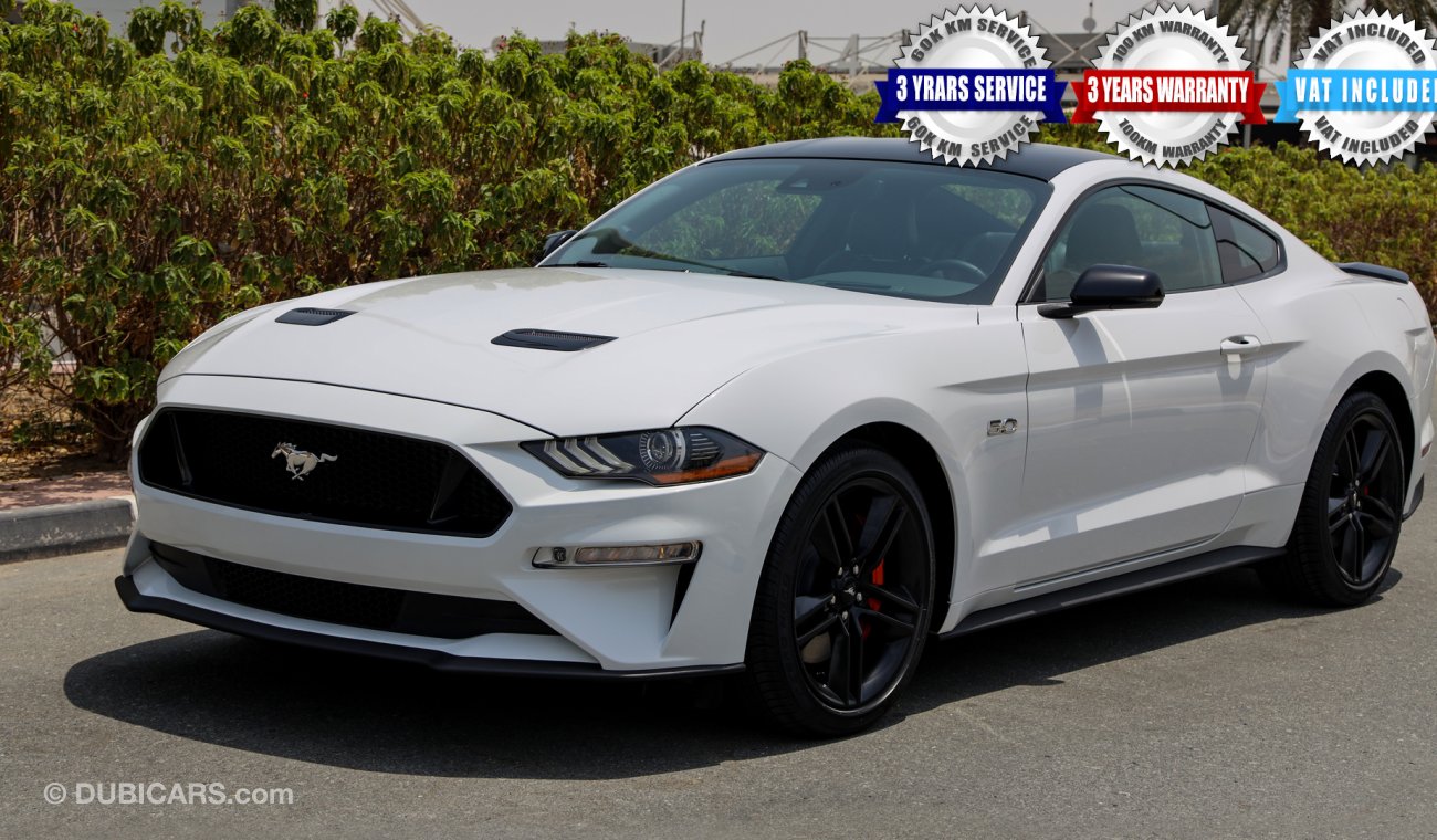 Ford Mustang 2020 GT Premium, 5.0 V8 GCC, 0km w/ 3Yrs or 100K km WTY + 60K km SERV @ Al Tayer