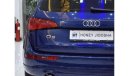 Audi Q5 EXCELLENT DEAL for our Audi Q5 2.0t Quattro ( 2014 Model ) in Blue Color GCC Specs