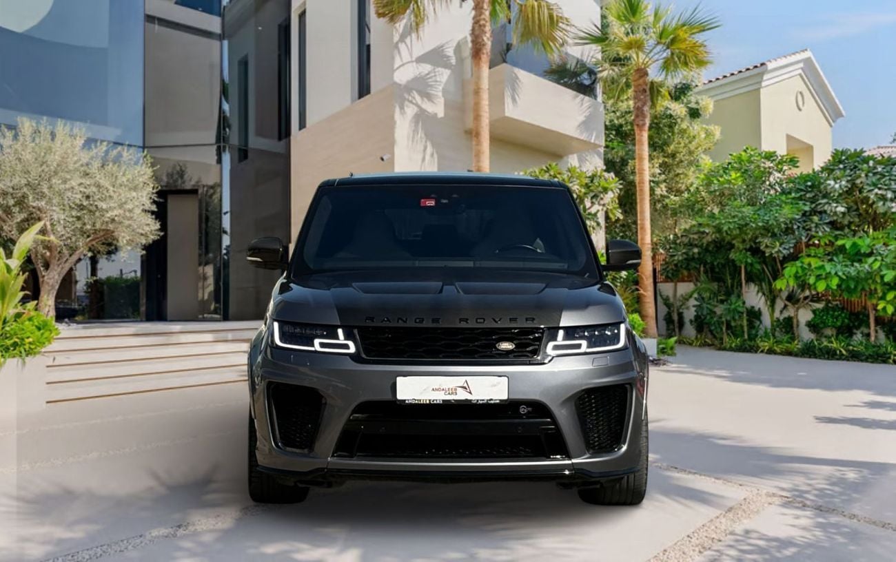 Land Rover Range Rover Sport SVR 5.0L (550 HP) RANGE ROVER SPORT SVR CARBON EDITION 5.0L V8 SC A/T | 2022 | AED 3,760 per month