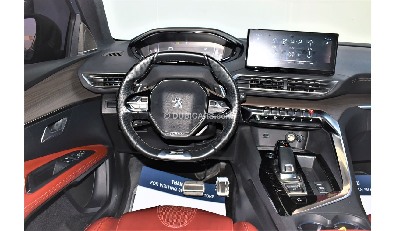 Peugeot 3008 AED 1999 PM | 1.6L GT TC GCC AGENCY WARRANTY UP TO 2026 OR 100K KM