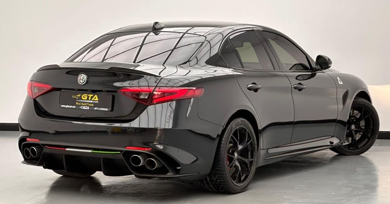 ألفا روميو جوليا 2018 Alfa Romeo Giulia Quadrifoglio, 1 Year Warranty Unlimited Km, Alfa Romeo Full Service History, 