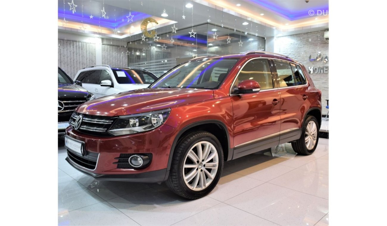 فولكس واجن تيجوان EXCELLENT DEAL for our Volkswagen Tiguan 2.0 TSi 4Motion 2012 Model!! in Red Color! GCC Specs