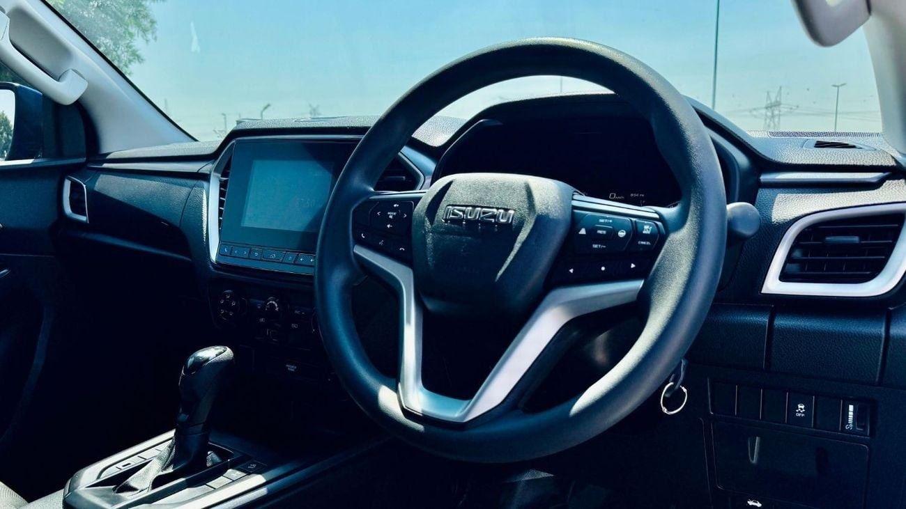 Isuzu DMax 3.0L Diesel AT 4WD - KEY START - Multipurpose Steering - Rear AC Vents - Alloy Rims - Tow Hitch - Go