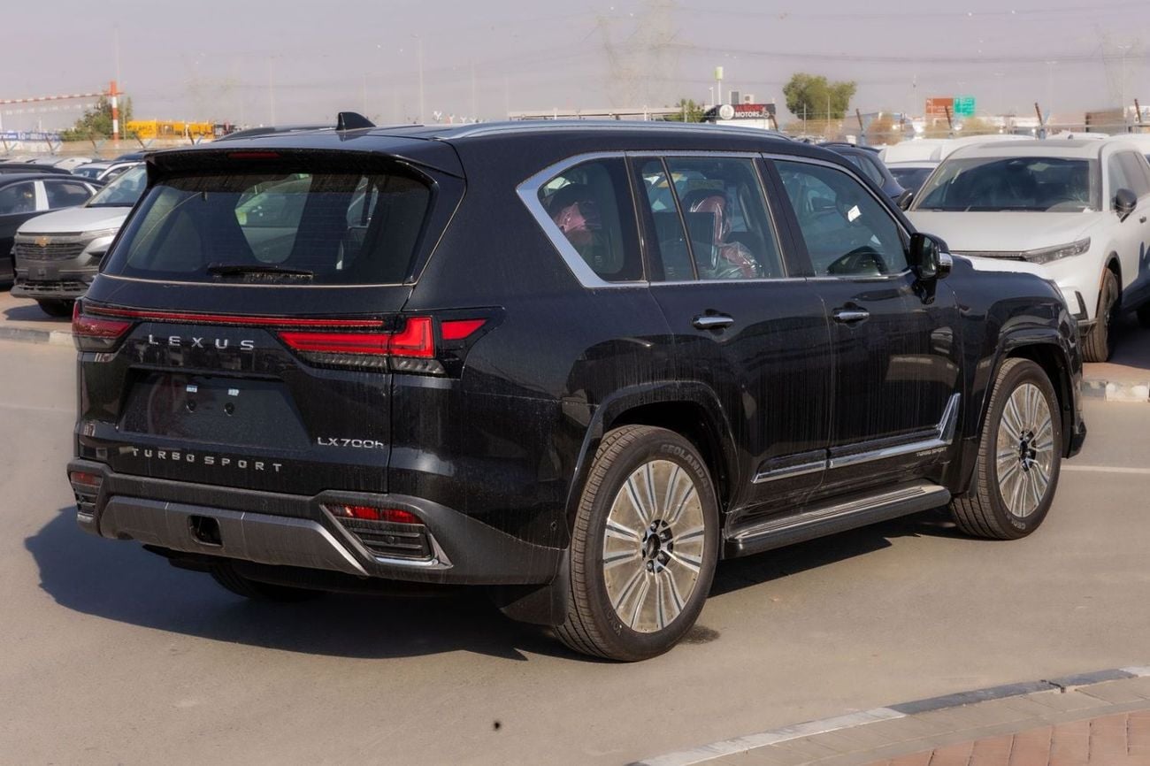 Lexus LX 700h 2026 LEXUS LX700h 3.5L TURBOSPORT HYBRID BLACK / MAROON