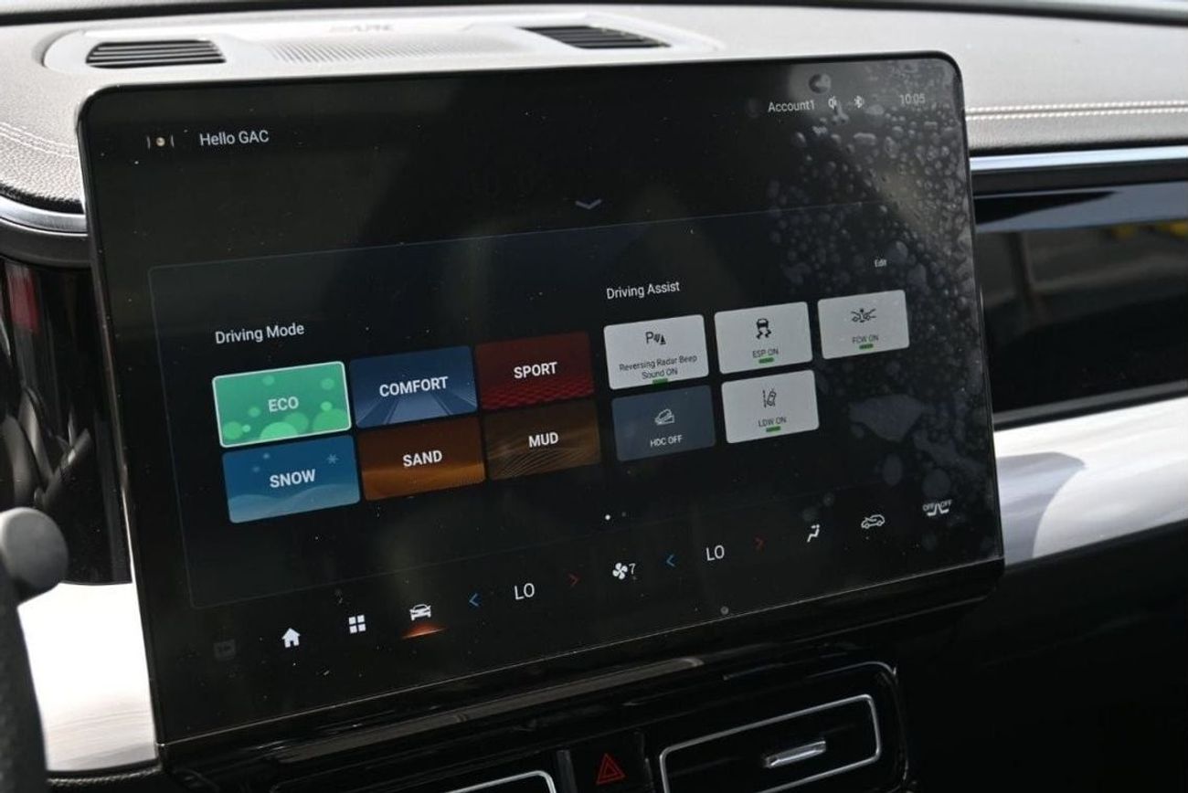 جي إي سي GS 8 GAC GS8 2.0L Turbo, 4WD, 8 Speed AT, 7 Seater, Color Grey, Model 2024